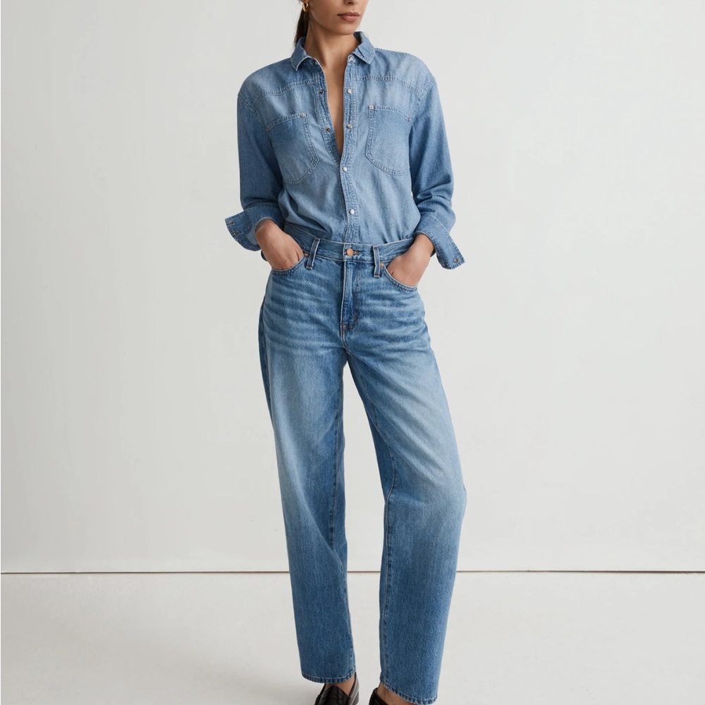Madewell slouchy boy jeans